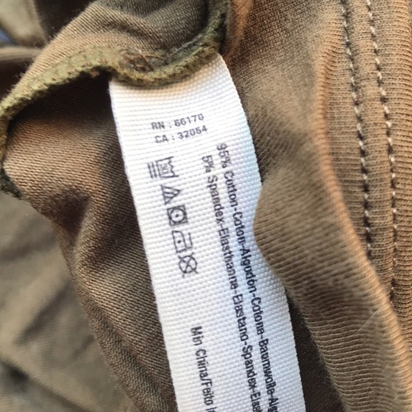 FP Beach Ruched Middle Olive Green Dress - Picture 5 of 5